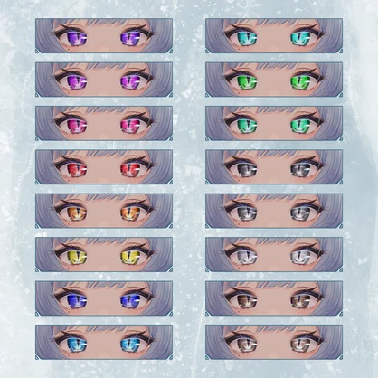【Free有】🐈‍⬛宵猫 Eye Texture🐾【複数アバター対応】