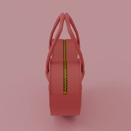 【Blender】ハート型のかわいいハンドバッグ kawaii heart-shaped handbag【VRChat】