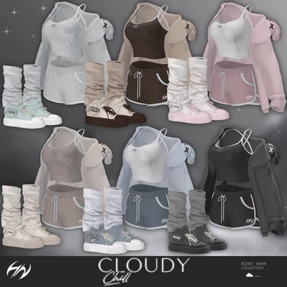 【12アバター対応】 ᴄʟᴏᴜᴅʏ ᴄʜɪʟʟ☁ 発売記念セール中！！