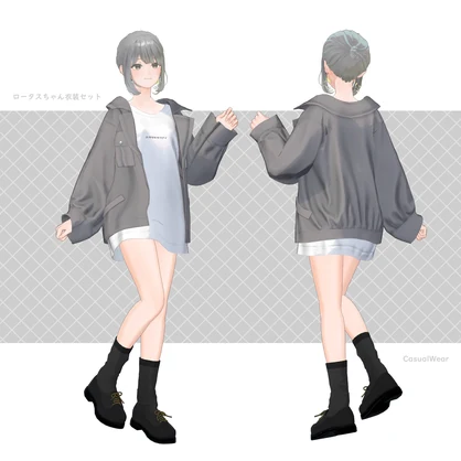 【ｽｷﾆﾝｸﾞ済衣装】Lowtusちゃん衣装セット