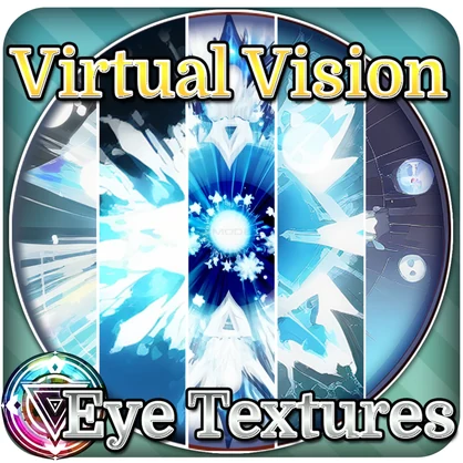 ICE EYES - Eye Textures for 3D Models VRM, MMD, Avatars or VRCHAT