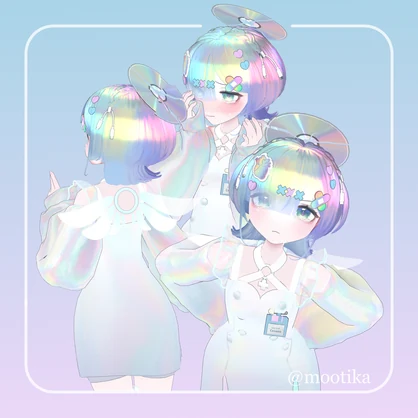 VRChat向けオリジナル3Dモデル「Cesana」