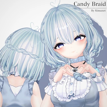 ✨Sale 中✨ [17 Avatars] Candy Braid Hair