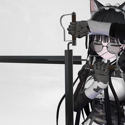 【VRchat】神父の銃剣（バヨネット）【MA対応】【3Dモデル】