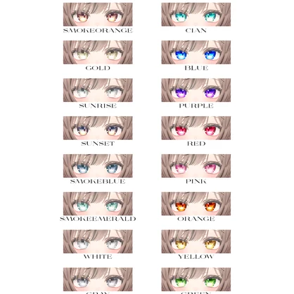 STAR POP SKY EYETEXTURE(19 color)【マヌカ/Manuka専用】