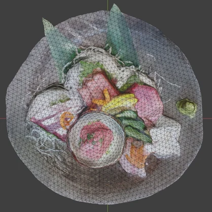 【3D食品】刺身盛合せ【FBX】