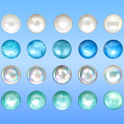 【無料あり】白・水色改変用MatCapパック64種類詰め合わせ【商用利用可】