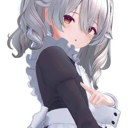 ミルティナちゃんのメイド服を半袖にするやつ