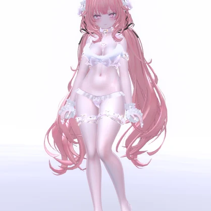 汎用 透明感のある きらツヤ肌 白肌 lilToonプリセット マテリアル設定