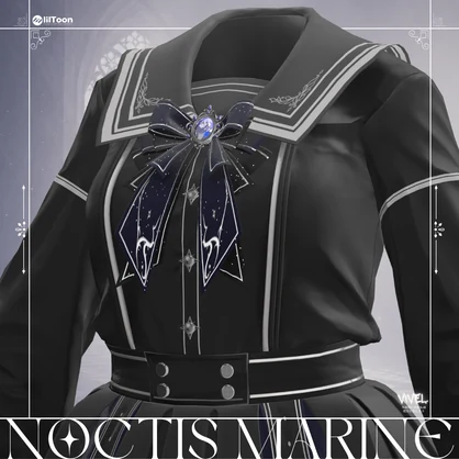 NoctisMarine -ノクティス・マリーン- 【VRChat向け/衣装/3Dモデル】