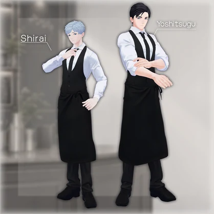 男性アバター向け衣装『Counter Work Set』 - By ほしboo/ CP58