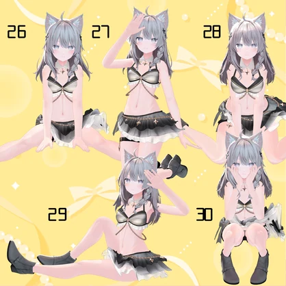 【ポーズモーション】Candy Pose Set No.02 IDOL【30種】