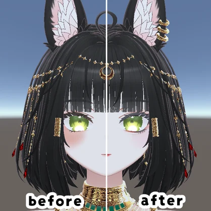 【キシャ専用】シンプルメイクテクスチャ kisha Makeup texture【VRChat】