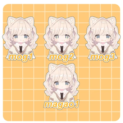 【キプフェル】ゆったりたれめっ！kipfel表情セット40種類+支援版10種類！