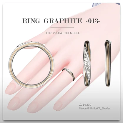 Ring 『graphite -013-』