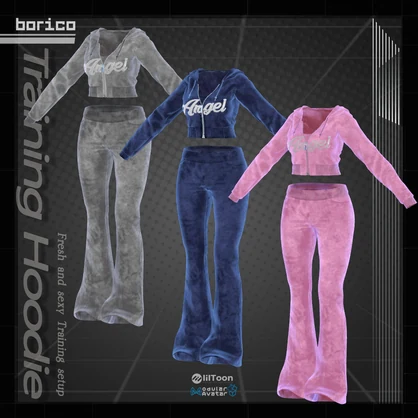 Training Hoodie Setup( トレーニングパーカーファッション ) - Borico