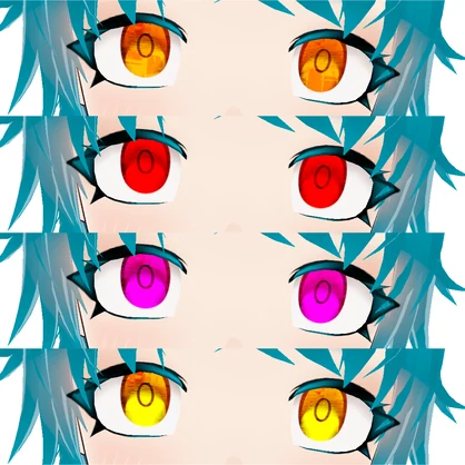 ＜VRoid・1色無料＞グリッチ(仮)アイテクスチャ