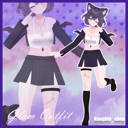 [Glam Outfit] 8種類のアバター対応