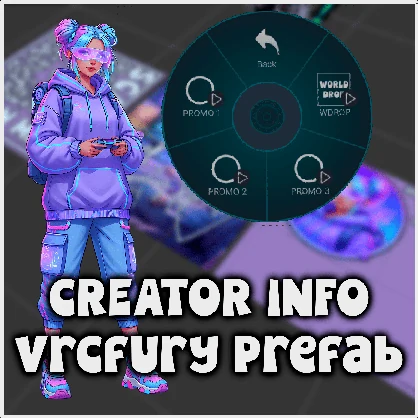 Creator Info - Vrcfury Prefab - Free