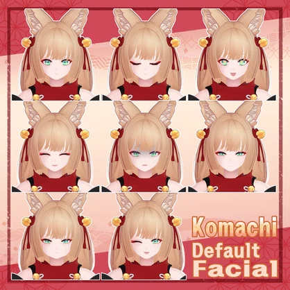 Vrchat用オリジナル3Dモデル「古町」ver1.02