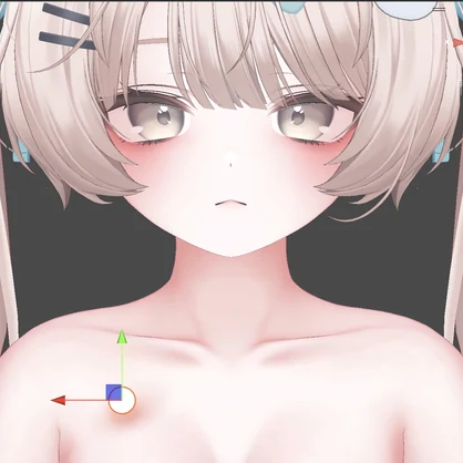 ミルフィさんにもっちりシェーダーを対応させるマスク