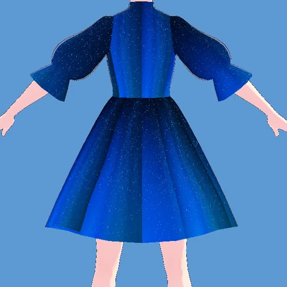 NIGHT BLUE DRESS