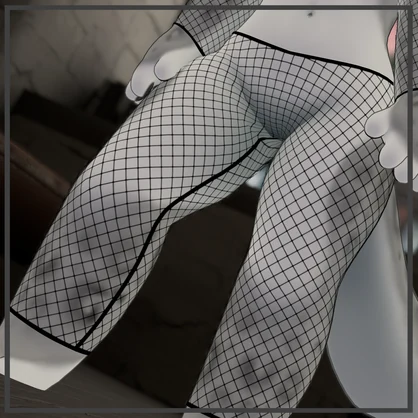 Haishima fishnet outfit - 灰島の網タイツ 《FREE》