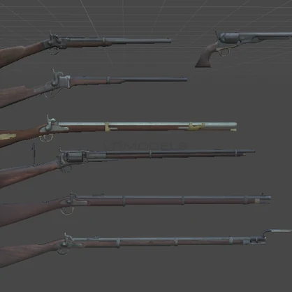 Civil War Weapon Pack