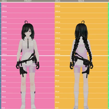 【VRChat対応 & VRM_model】8_Corpus-コーパス(女体/男体)