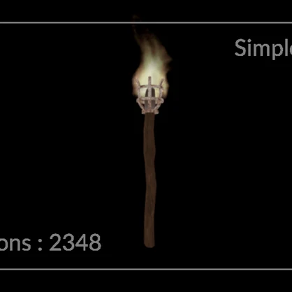 【VRChat想定】Simple Torch