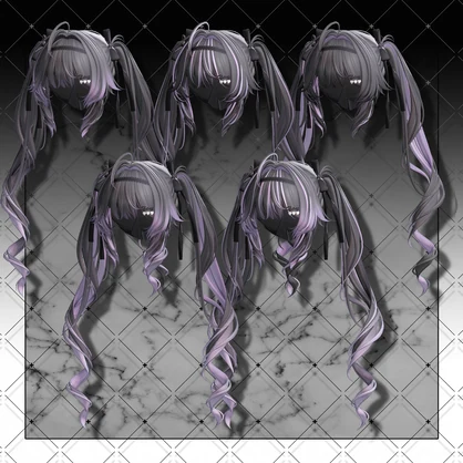 【VRC想定】THX 4th Hair
