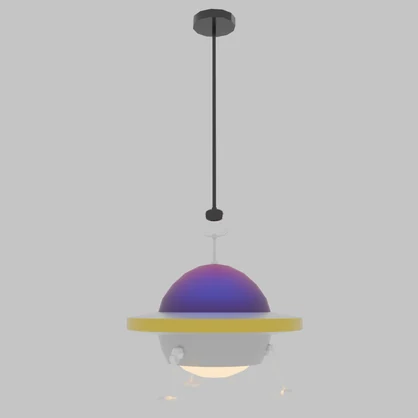 【Blender】UFOライト3点セット UFO light set【VRChat】