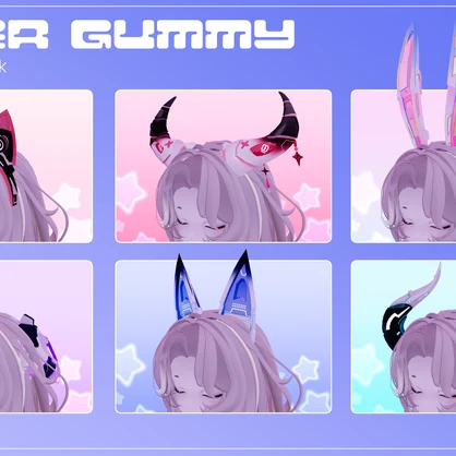 Cyber Gummy ♡ Mecha Assets Pack