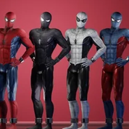 Kelly, Michael's Spider-Man VRChat 3D Model + Unity package